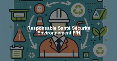 Responsable Santé Sécurité Environnement F/H