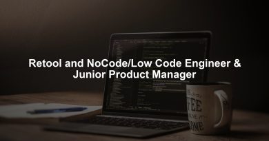 Retool and NoCode/Low Code Engineer & Junior Product Manager