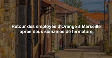 Retour des employés d'Orange à Marseille après deux semaines de fermeture