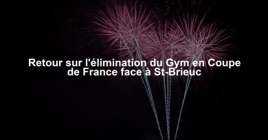 Retour sur l'élimination du Gym en Coupe de France face à St-Brieuc