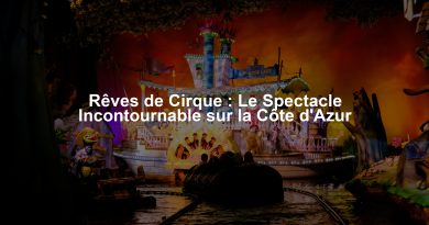 Rêves de Cirque : Le Spectacle Incontournable sur la Côte d'Azur