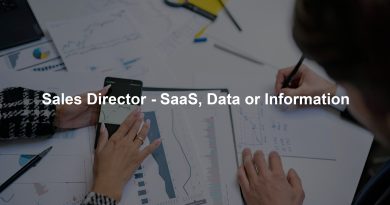 Sales Director - SaaS, Data or Information