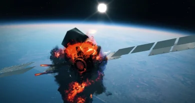 Un satellite Starlink explose dans l'espace et se dirige vers la Terre.