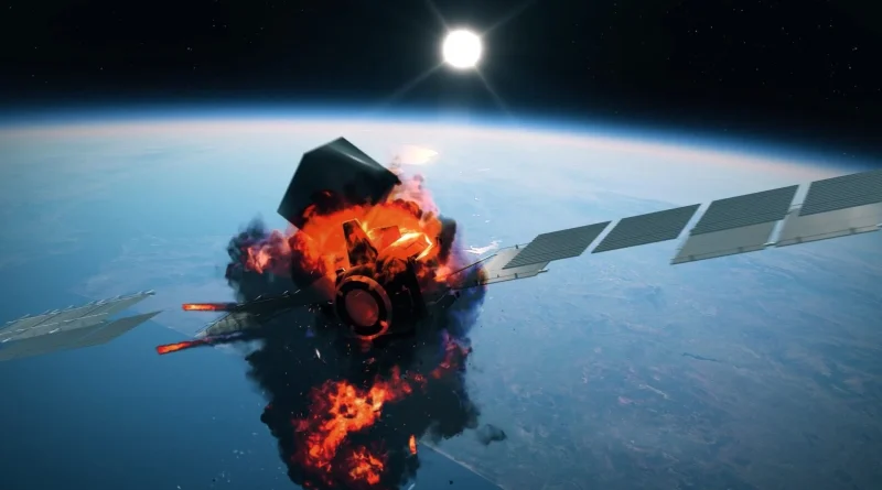 Un satellite Starlink explose dans l'espace et se dirige vers la Terre.