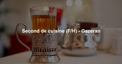 Second de cuisine (F/H) - Gazeran