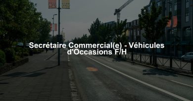 Secrétaire Commercial(e) - Véhicules d'Occasions F/H