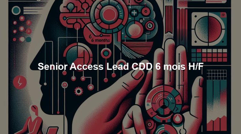 Senior Access Lead CDD 6 mois H/F
