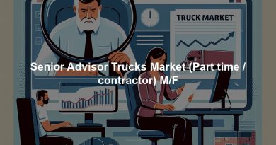 Senior Advisor Trucks Market (Part time / contractor) M/F