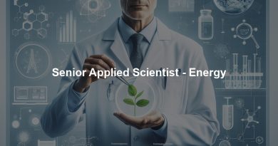 Senior Applied Scientist - Energy