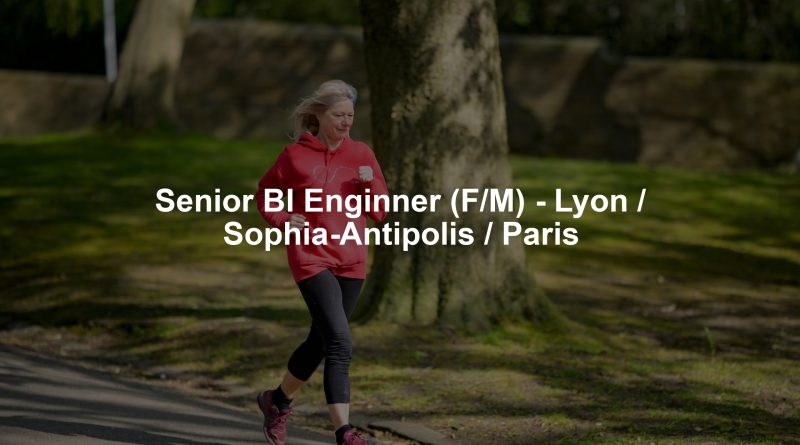 Senior BI Enginner (F/M) - Lyon / Sophia-Antipolis / Paris