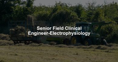Senior Field Clinical Engineer-Electrophysiology