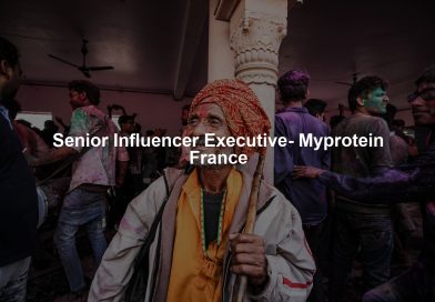 Senior Influencer Executive- Myprotein France