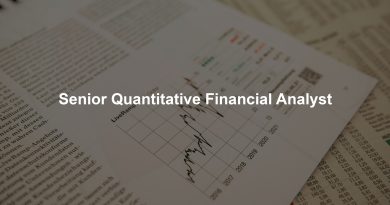 Senior Quantitative Financial Analyst