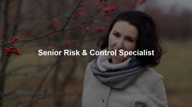 Senior Risk & Control Specialist