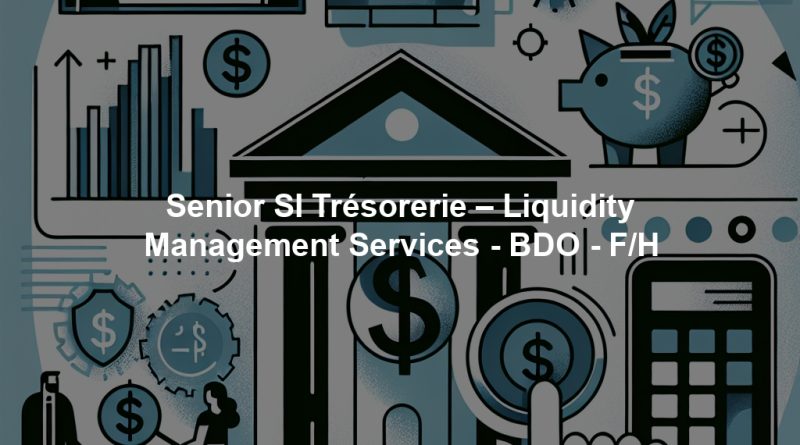 Senior SI Trésorerie – Liquidity Management Services - BDO - F/H