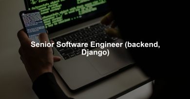 Senior Software Engineer (backend, Django)