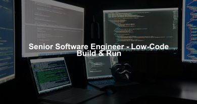 Senior Software Engineer - Low-Code Build & Run