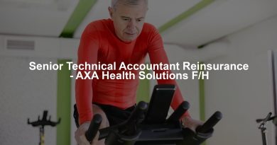 Senior Technical Accountant Reinsurance - AXA Health Solutions F/H