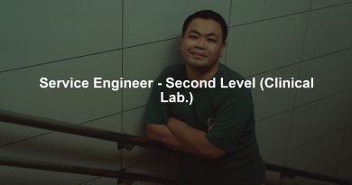 Service Engineer - Second Level (Clinical Lab.)