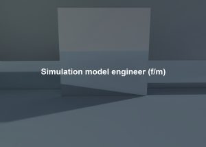Simulation model engineer (f/m)