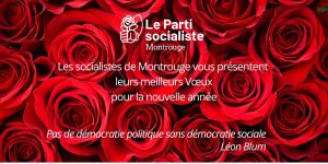 Meilleurs Vœux 2026 - Site officiel du Parti Socialiste de Montrouge (92)
