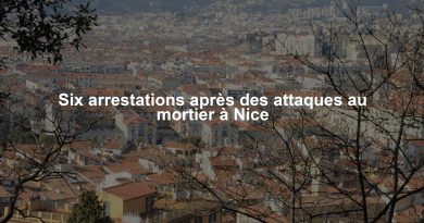 Six arrestations après des attaques au mortier à Nice