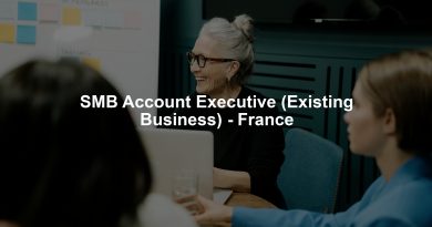 SMB Account Executive (Existing Business) - France