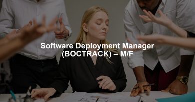 Software Deployment Manager (BOCTRACK) – M/F