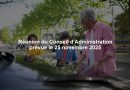 Réunion du Conseil d'Administration prévue le 25 novembre 2025