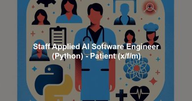 Staff Applied AI Software Engineer (Python) - Patient (x/f/m)