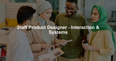 Staff Product Designer - Interaction & Systems