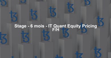 Stage - 6 mois - IT Quant Equity Pricing F/H