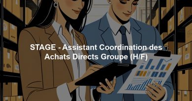 STAGE - Assistant Coordination des Achats Directs Groupe (H/F)