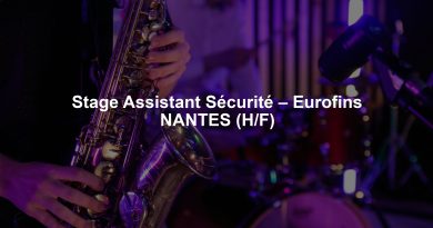 Stage Assistant Sécurité – Eurofins NANTES (H/F)