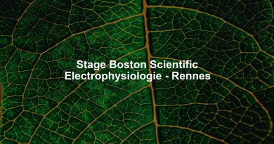Stage Boston Scientific Electrophysiologie - Rennes