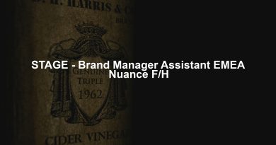 STAGE - Brand Manager Assistant EMEA Nuance F/H