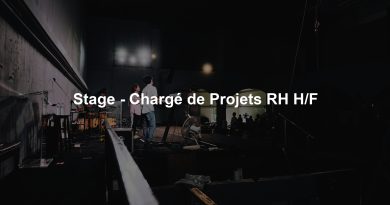Stage - Chargé de Projets RH H/F