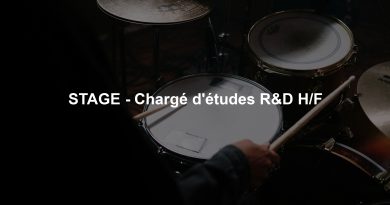 STAGE - Chargé d'études R&D H/F