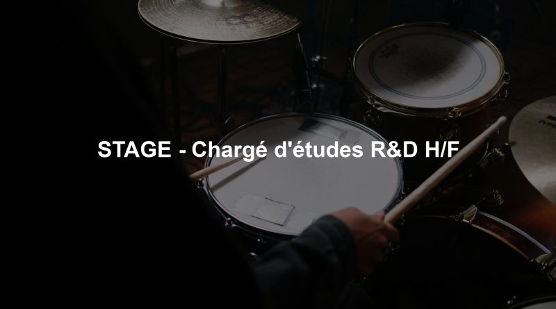 STAGE - Chargé d'études R&D H/F