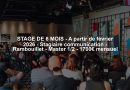 STAGE DE 6 MOIS - A partir de février 2026 - Stagiaire communication - Rambouillet - Master 1/2 - 1700€ mensuel