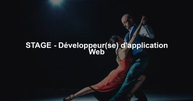 STAGE - Développeur(se) d’application Web