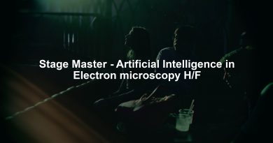 Stage Master - Artificial Intelligence in Electron microscopy H/F
