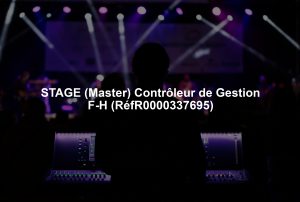 STAGE (Master) Contrôleur de Gestion F-H (RéfR0000337695)