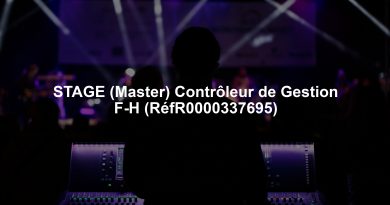 STAGE (Master) Contrôleur de Gestion F-H (RéfR0000337695)