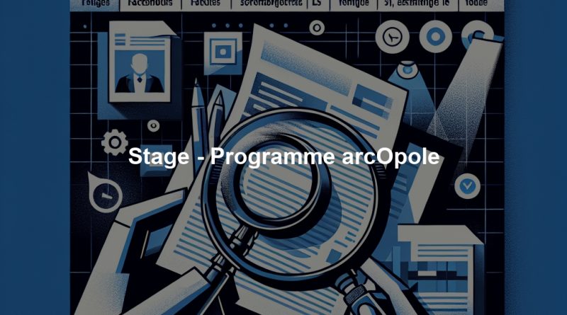 Stage - Programme arcOpole
