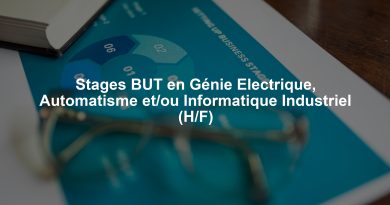 Stages BUT en Génie Electrique, Automatisme et/ou Informatique Industriel (H/F)