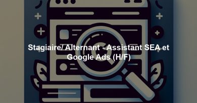 Stagiaire/ Alternant - Assistant SEA et Google Ads (H/F)
