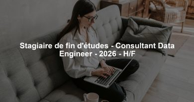 Stagiaire de fin d'études - Consultant Data Engineer - 2026 - H/F