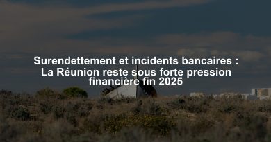 Surendettement et incidents bancaires : La Réunion reste sous forte pression financière fin 2025