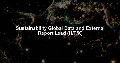 Sustainability Global Data and External Report Lead (H/F/X)